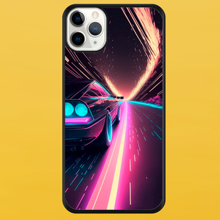 Чохол для APPLE IPHONE 11 PRO 2D пластиковий з чорними силіконовими бортиками SPEED 54507 фото