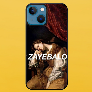 Чехол для APPLE IPHONE 13 2D пластиковый с черными силиконовыми бортиками ZAEBALO 57313 фото