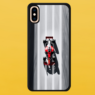 Чехол для APPLE IPHONE X/XS 2D пластиковый с черными силиконовыми бортиками FORMULA 1 56303 фото