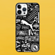 Чехол для APPLE IPHONE 16 PRO 2D пластиковый с черными силиконовыми бортиками PUMA 54825 фото