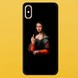 Чохол для APPLE IPHONE X/XS 2D пластиковий з чорними силіконовими бортиками MONA LISA 53903 фото