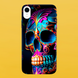 Чохол для APPLE IPHONE XR силіконовий прозорий SKULL 52705 фото