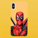 Чохол для APPLE IPHONE XS MAX силіконовий прозорий DEADPOOL 53404 фото