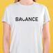 Футболка белая женская BALANCE 3080 фото 1