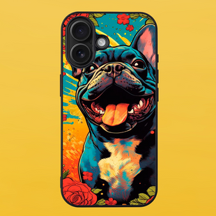 Чехол для APPLE IPHONE 16 2D пластиковый с черными силиконовыми бортиками BULLDOG 52628 фото