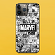 Чохол для APPLE IPHONE 13 PRO 2D пластиковий з чорними силіконовими бортиками MARVEL 52114 фото
