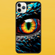 Чехол для APPLE IPHONE 11 PRO MAX 2D пластиковый с черными силиконовыми бортиками DRAGON 53308 фото