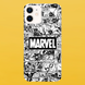 Чохол для APPLE IPHONE 12 силіконовий прозорий MARVEL 52110 фото