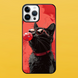 Чохол для APPLE IPHONE 16 PRO MAX 2D пластиковий з чорними силіконовими бортиками CHEWING CAT 56824 фото