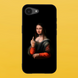 Чехол для APPLE IPHONE 16e 2D пластиковый с черными силиконовыми бортиками MONA LISA 53927 фото