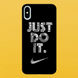 Чохол для APPLE IPHONE X/XS силіконовий прозорий JUST DO IT 54103 фото