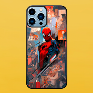 Чохол для APPLE IPHONE 13 PRO MAX 2D пластиковий з чорними силіконовими бортиками SPIDER-MAN 53615 фото