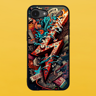 Чехол для APPLE IPHONE 16e 2D пластиковый с черными силиконовыми бортиками STYLE 55627 фото