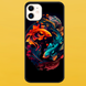 Чехол для APPLE IPHONE 11 2D пластиковый с черными силиконовыми бортиками PESCARE 52806 фото
