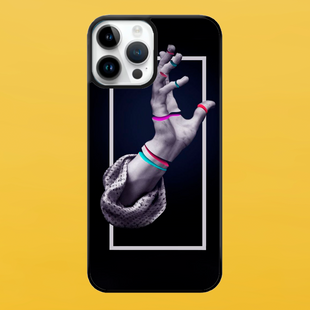 Чехол для APPLE IPHONE 15 PRO MAX 2D пластиковый с черными силиконовыми бортиками RYKA 56123 фото