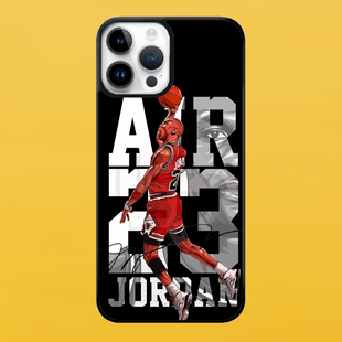 Чохол для APPLE IPHONE 14 PRO MAX 2D пластиковий з чорними силіконовими бортиками JORDAN 53519 фото