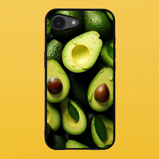 Чехол для APPLE IPHONE 16e 2D пластиковый с черными силиконовыми бортиками AVOCADO 58027 фото