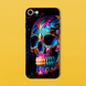 Чохол для APPLE IPHONE 7/8/SE 2020 силіконовий прозорий SKULL 52701 фото