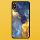 Чехол для APPLE IPHONE X/XS 2D пластиковый с черными силиконовыми бортиками CLOUD 51003 фото