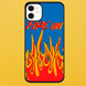 Чохол для APPLE IPHONE 11 2D пластиковий з чорними силіконовими бортиками FIRE ON 51706 фото
