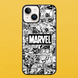 Чохол для APPLE IPHONE 14 PLUS 2D пластиковий з чорними силіконовими бортиками MARVEL 52117 фото
