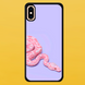 Чехол для APPLE IPHONE X/XS 2D пластиковый с черными силиконовыми бортиками SNAKE 5503 фото