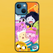 Чохол для APPLE IPHONE 15 2D пластиковий з чорними силіконовими бортиками ADVENTURE TIME 53720 фото