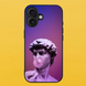 Чохол для APPLE IPHONE 16 PLUS 2D пластиковий з чорними силіконовими бортиками BUBBLE GUM 5326 фото