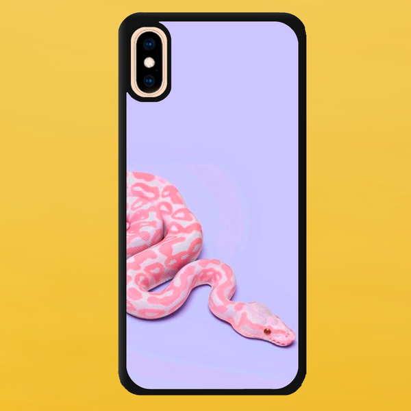 Чохол для APPLE IPHONE XS MAX 2D пластиковий з чорними силіконовими бортиками SNAKE 5504 фото