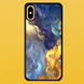 Чехол для APPLE IPHONE XS MAX 2D пластиковый с черными силиконовыми бортиками CLOUD 51004 фото