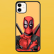 Чехол для APPLE IPHONE 11 2D пластиковый с черными силиконовыми бортиками DEADPOOL 53406 фото