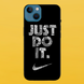 Чохол для APPLE IPHONE 15 силіконовий прозорий JUST DO IT 54120 фото