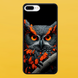 Чохол для APPLE IPHONE 7 PLUS/8 PLUS 2D пластиковий з чорними силіконовими бортиками OWL 55502 фото