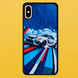 Чохол для APPLE IPHONE XS MAX 2D пластиковий з чорними силіконовими бортиками M2 55704 фото