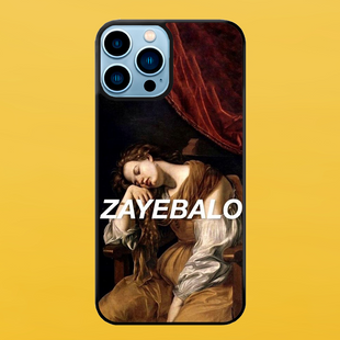 Чехол для APPLE IPHONE 13 PRO MAX 2D пластиковый с черными силиконовыми бортиками ZAEBALO 57315 фото