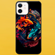 Чехол для APPLE IPHONE 12 2D пластиковый с черными силиконовыми бортиками PESCARE 52810 фото