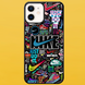 Чохол для APPLE IPHONE 12 MINI 2D пластиковий з чорними силіконовими бортиками NIKE 52409 фото