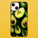 Чехол для APPLE IPHONE 13 MINI 2D пластиковый с черными силиконовыми бортиками AVOCADO 58012 фото