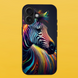 Чохол для APPLE IPHONE 16 2D пластиковий з чорними силіконовими бортиками ZEBRA 51128 фото