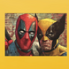 Пазл A4 (29X20 СМ) на 40 елементів Deadpool & Wolverine 9040 фото 1