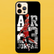 Чохол для APPLE IPHONE 12 PRO MAX 2D пластиковий з чорними силіконовими бортиками JORDAN 53511 фото