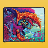 Коврик под мышку прямоугольный с черным оверлоком (24*20 см) Hyper Beast 6011-1 фото