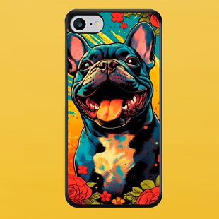 Чохол для APPLE IPHONE 7/8/SE 2020 2D пластиковий з чорними силіконовими бортиками BULLDOG 52601 фото