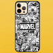 Чехол для APPLE IPHONE 12 PRO 2D пластиковый с черными силиконовыми бортиками MARVEL 52110-1 фото