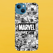Чехол для APPLE IPHONE 15 силиконовый прозрачный MARVEL 52120 фото