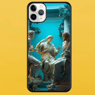 Чехол для APPLE IPHONE 11 PRO 2D пластиковый с черными силиконовыми бортиками SCULPTURE 57107 фото
