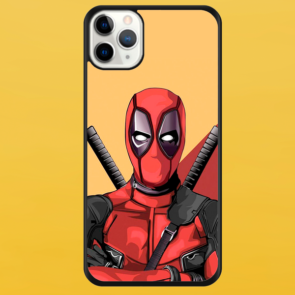 Чохол для APPLE IPHONE 11 PRO 2D пластиковий з чорними силіконовими бортиками DEADPOOL 53407 фото