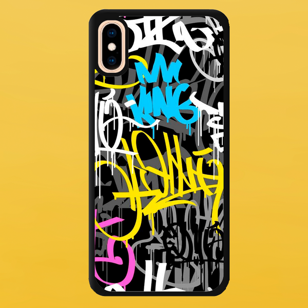 Чехол для IPHONE XS MAX черный с Нанесением 5004-7 фото