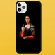 Чохол для APPLE IPHONE 11 PRO 2D пластиковий з чорними силіконовими бортиками MONA LISA 53907 фото