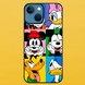 Чехол для APPLE IPHONE 15 2D пластиковый с черными силиконовыми бортиками MICKY 5420 фото